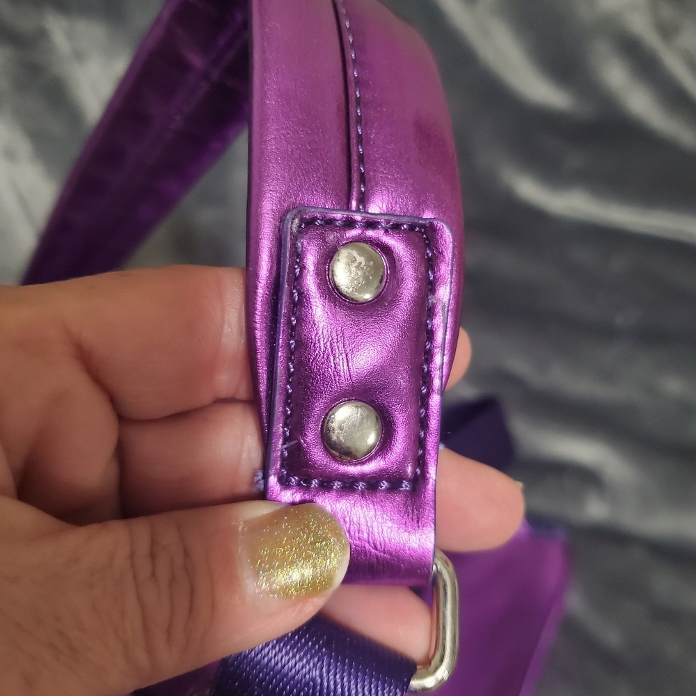 DisneyLoungefly Purple Sequin Backpack - Picture 11 of 13